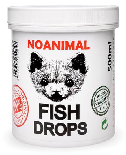 Wabik Na Kuny, Lisy, Koty, Norki Granulat Rybny Noanimal Fish Drops 500 Ml Inna marka