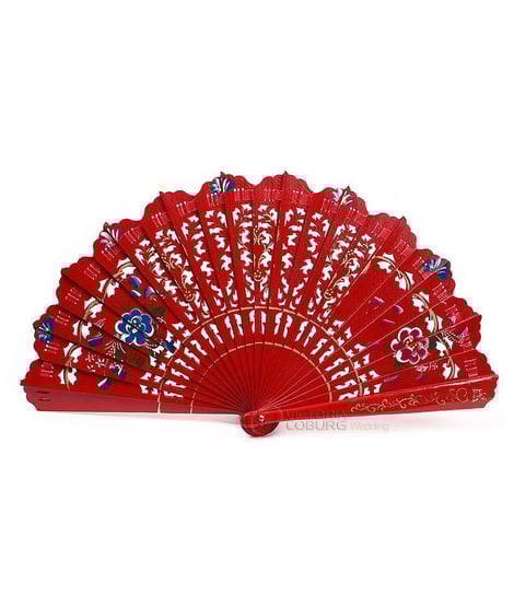 Wachlarz FLAMENCO FLOWER - czerwony [uniw] VICTORIA COBURG