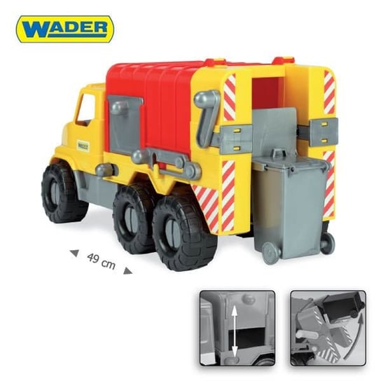 Wader, City Truck, śmieciarka Wader