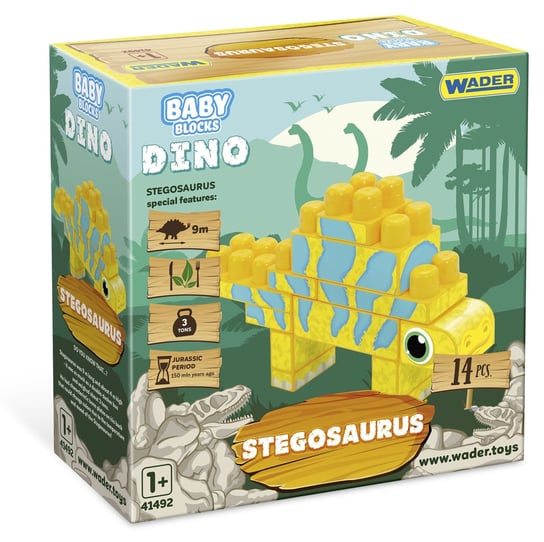Wader, klocki dino baby blocks stegosaur 41495 Wader