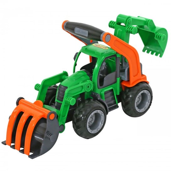 Wader Quality Toys, pojazd budowlany Traktor GripTrac Wader Quality Toys