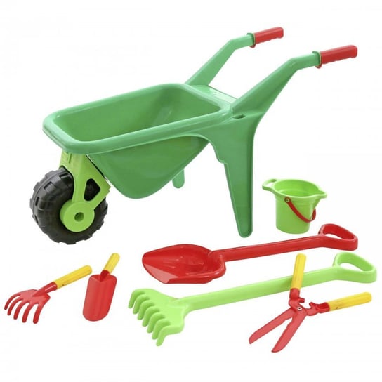 Wader Quality Toys, zabawka edukacyjna Taczka ogrodnika, zestaw Wader Quality Toys