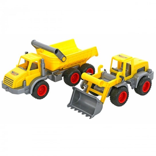 Wader, zestaw pojazdów budowlanych Wader Quality Toys