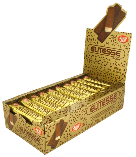 Wafelki kakaowe w czekoladzie Elitesse De Luxe Skawa 40 x 20 g Skawa