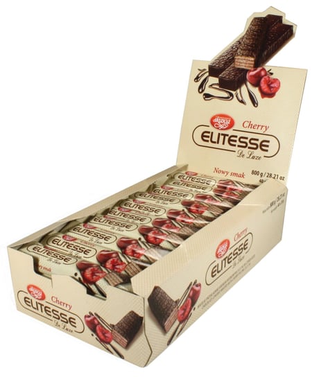 Wafelki wiśniowe w czekoladzie Elitesse De Luxe Skawa 40 x 20 g Skawa