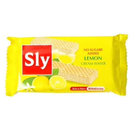 Wafelki z Kremem Cytrynowym bez Dodatku Cukru Sly Nutritia, 40g Inna marka