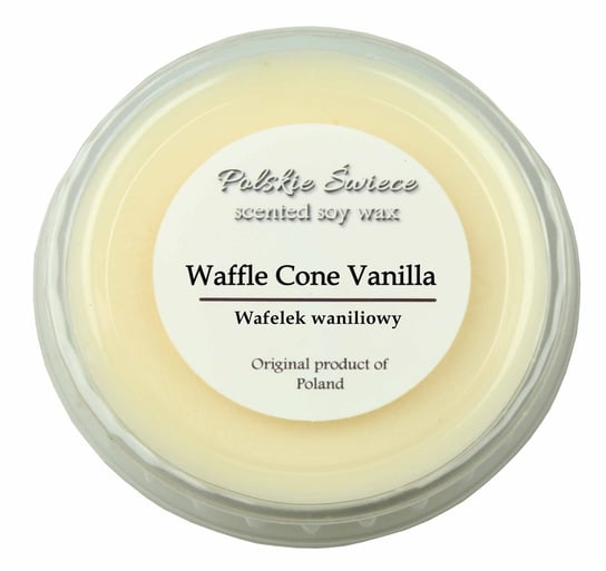 Waffle Cone Vanilla - wosk SOJOWY zapachowy 30g Polskie Świece