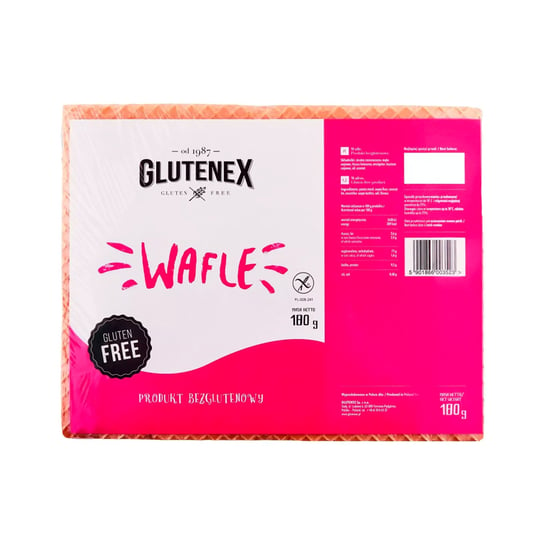 Wafle bezglutenowe 180g - Glutenex GLUTENEX