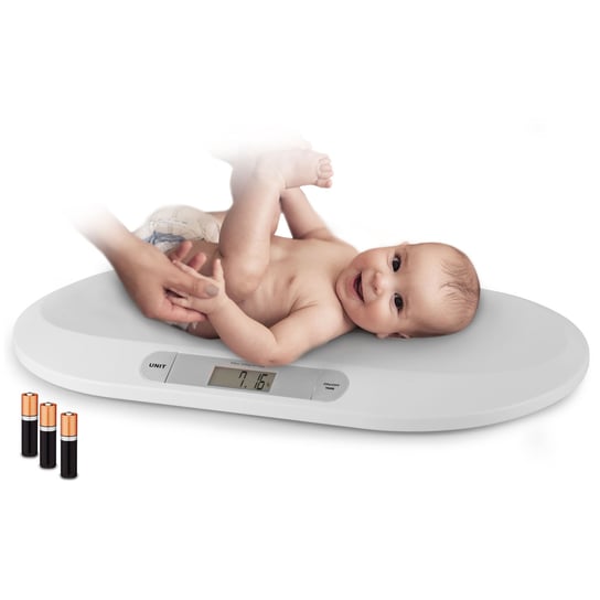 Waga elektroniczna dziecięca niemowlęca do 20kg Berdsen biała Berdsen