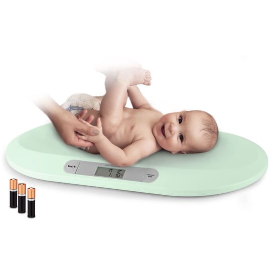 Waga elektroniczna dziecięca niemowlęca do 20kg Berdsen miętowa Berdsen