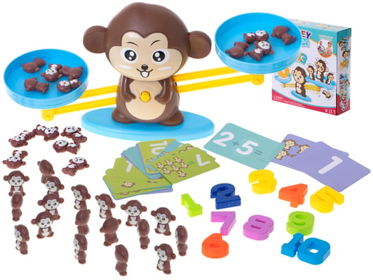 WAGA SZALKOWA zabawka edukacyjna | małpki | cyferki | nauka liczenia ikonka