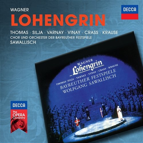 Wagner: Lohengrin / Act 3 - "Atmest du nicht mit mir die süßen Düfte?" Jess Thomas, Anja Silja, Orchester der Bayreuther Festspiele, Wolfgang Sawallisch