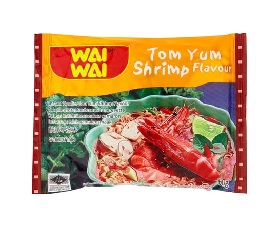 Wai-Wai Zupa Instant O Smaku Krewetkowym Tom Yum  60G Inny producent