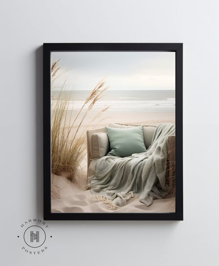 Wakacje na plaży - 50x70 cm - Bez ramy Harmony Posters