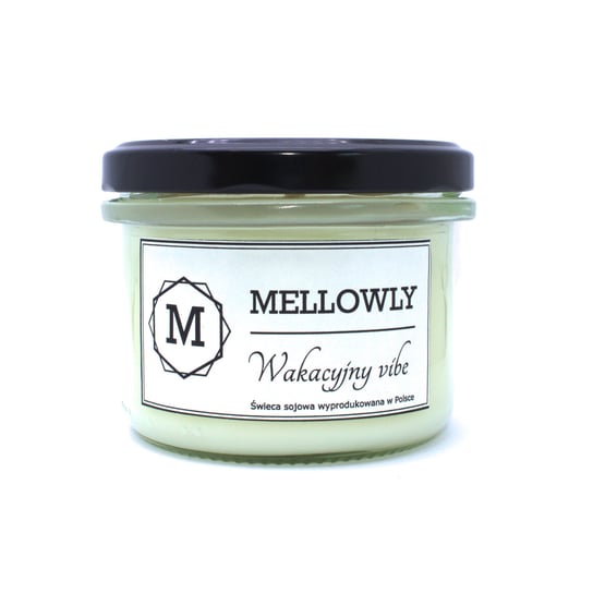 Wakacyjny Vibe - naturalna świeca sojowa - Mellowly Mellowly