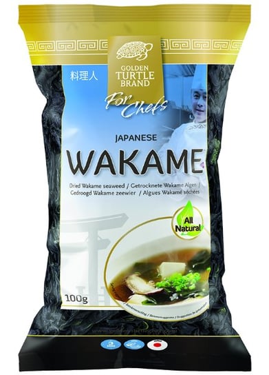 Wakame, suszone wodorosty 100% naturalne 100g - Golden Turtle Brand for Chefs Golden Turtle Brand