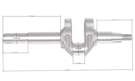 Wał Korbowy Loncin Lc1P65Fe-2 Rozr. Elektr. Część Oryginalna 130290626-0001 Cedrus