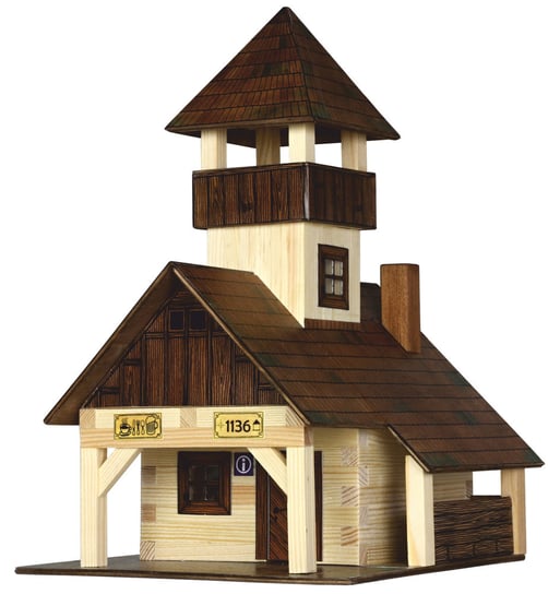 Walachia Skĺ‚Adany Drewniany Model 3D - Chatka Turystyczna Walachia