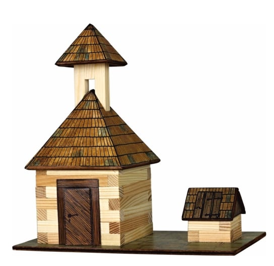 Walachia Składany Drewniany Model 3D - Dzwonnica Walachia