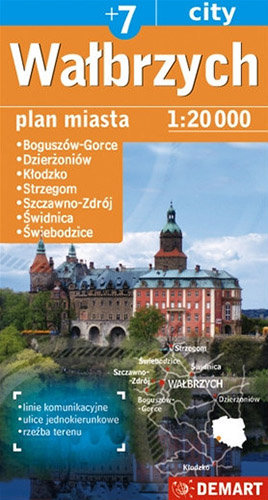 Wałbrzych. Plan miasta 1:20 000 Opracowanie zbiorowe