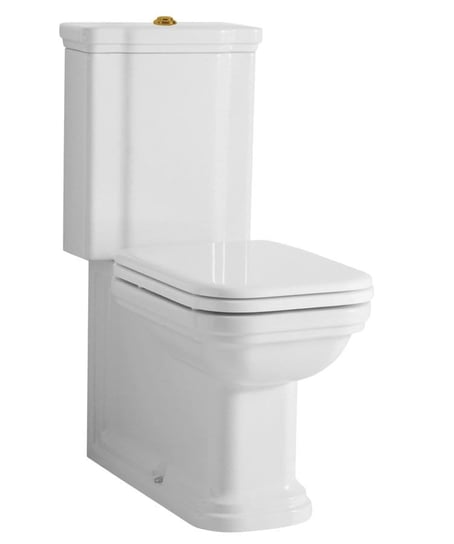 WALDORF kompakt WC, odpływ pionowy/poziomy, biały-brąz Inna marka
