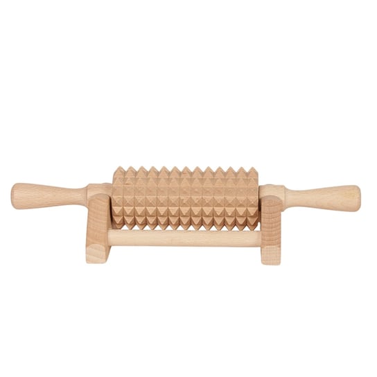 Wałek drewniany masażer ze stojakiem - Wygodne i ergonomiczne narzędzie do masażu stóp oraz całego ciała Woodcarver