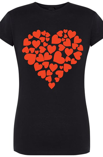 Walentynki Serce Damski T-Shirt Modny r.L Inna marka