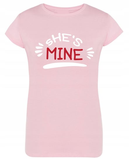 Walentynki T-Shirt damski dla Par She's Mine r.L Inna marka