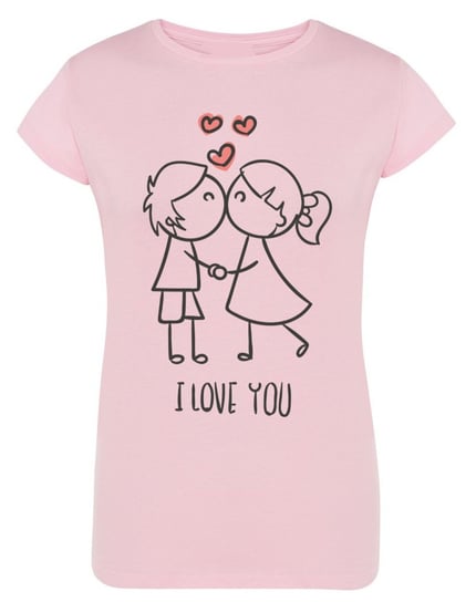 Walentynki T-Shirt damski Para Miłość r.L Inna marka