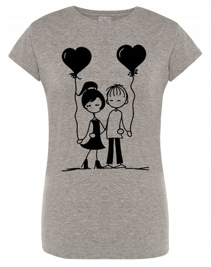 Walentynki T-Shirt damski Para Serce r.M Inna marka