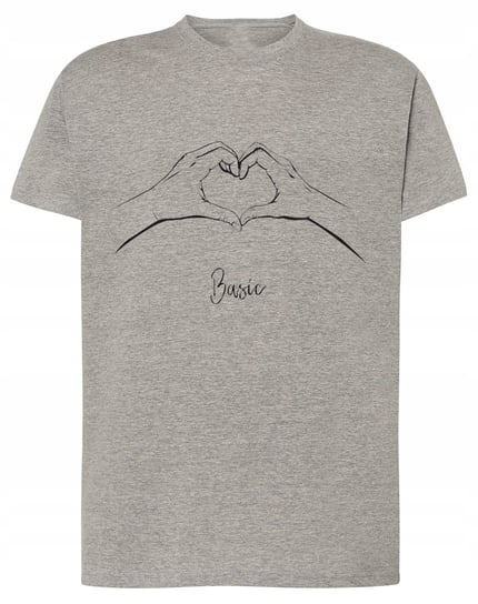 Walentynki T-Shirt męski Basic Love MIŁOŚĆ r.3XL Inna marka