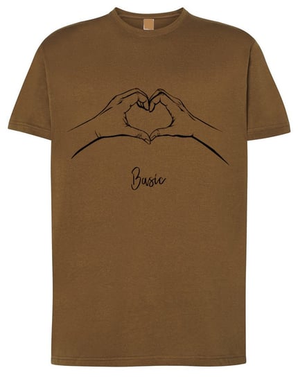 Walentynki T-Shirt męski Basic Love MIŁOŚĆ r.M Inna marka