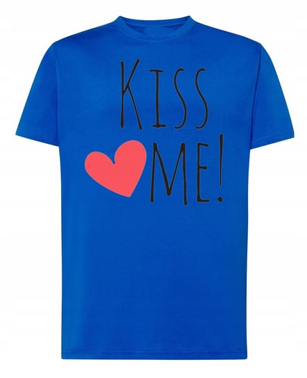 Walentynki T-Shirt męski nadruk Kiss Me Serce XS Inna marka