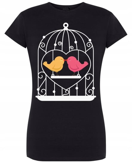 Walentynki T-Shirt nadruk Ptaszki Miłość r.S Inna marka