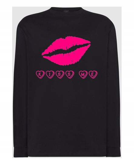 Walentynkowy Longsleeve nadruk Kiss Me M Inna marka