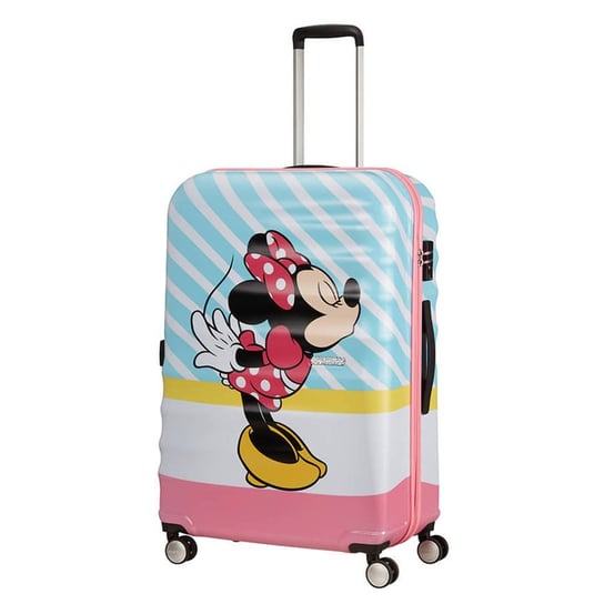 Walizka duża American Tourister Wavebreaker Disney - Minnie pink kiss American Tourister