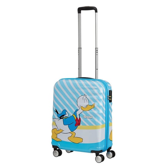 Walizka kabinowa American Tourister Wavebreaker Disney - Donald blue kiss American Tourister