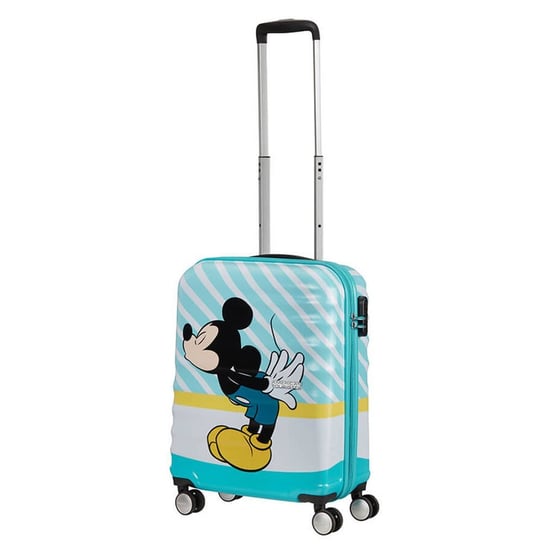 Walizka kabinowa American Tourister Wavebreaker Disney - Mickey blue kiss American Tourister