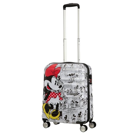 Walizka kabinowa American Tourister Wavebreaker Disney - Minnie comics white American Tourister