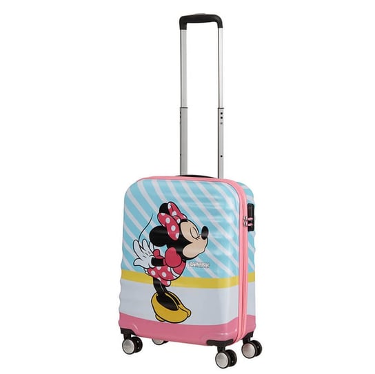 Walizka kabinowa American Tourister Wavebreaker Disney - Minnie pink kiss American Tourister