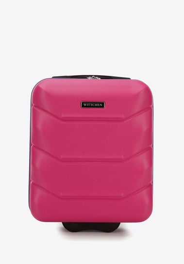 Walizka kabinowa z ABS-u ze żłobieniami różowo-fioletowa WITTCHEN
