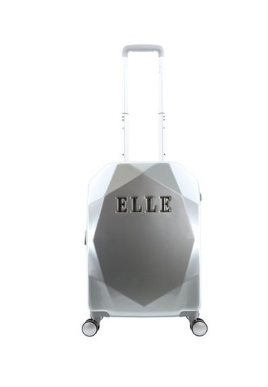 Walizka mała kabinowa ELLE Diamond srebrna ELLE