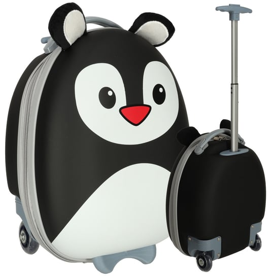 Walizka Podróżna Dla Dzieci Bagaż Podręczny Na Kółkach Pingwin Weishengda