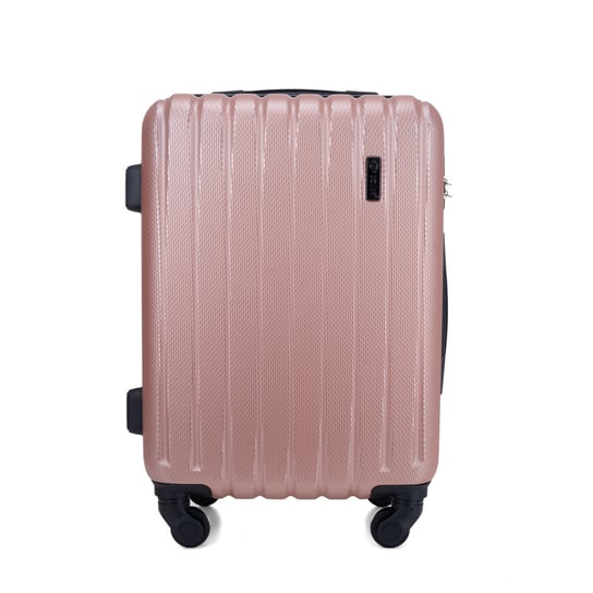 Walizka Podróżna Mała Abs Stl902 Różowa Kabinowa 38 L Solier Luggage