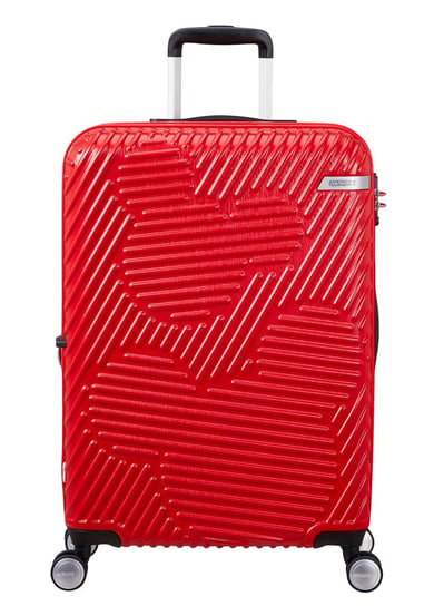 Walizka średnia American Tourister Mickey Clouds - classic red American Tourister