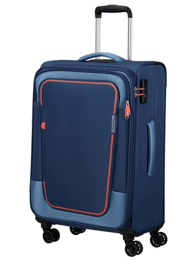 Walizka średnia American Tourister Pulsonic - combat navy Inny producent