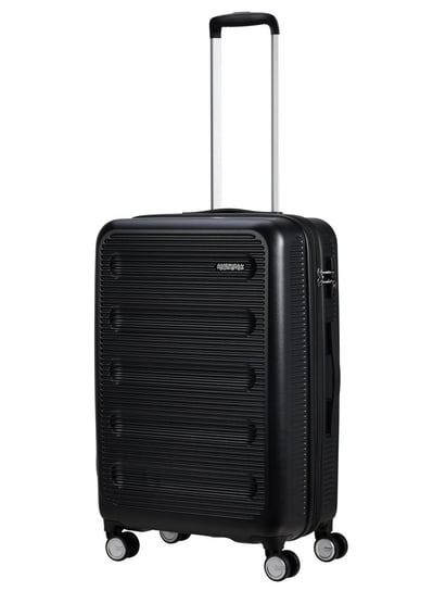 Walizka średnia poszerzana American Tourister Astrobeam - storm black American Tourister