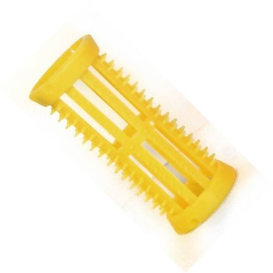Wałki Plastikowe Ze Szpilkami Żółte 22mm x12 szt Hair Tools