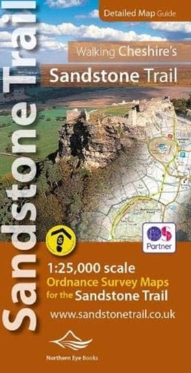 Walking Cheshires Sandstone Trail - 1:25,000 OS Map Book Opracowanie zbiorowe