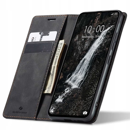 Wallet redmi note 14 4g black Spacecase